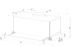Вытяжка встраиваемая Kuppersberg Kuppersberg SLIMTURBO 60 C