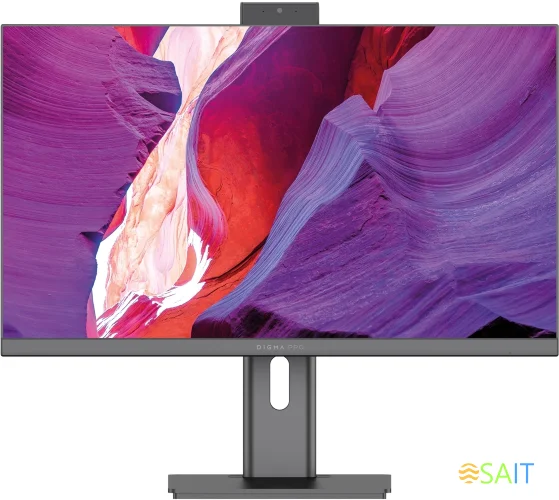 Моноблок Digma Pro Unity 27" Full HD i5 1235U (1.3) 16Gb SSD512Gb Iris Xe CR Windows 11 Professional GbitEth WiFi BT 90W клавиатура мышь Cam серый/черный 1920x1080