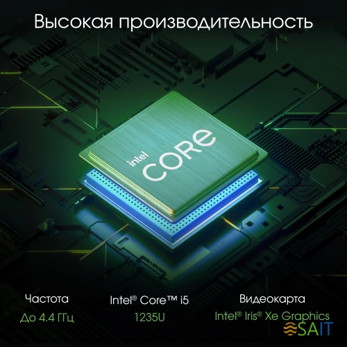 Моноблок Digma Pro Unity 27" Full HD i5 1235U (1.3) 16Gb SSD512Gb Iris Xe CR Windows 11 Professional GbitEth WiFi BT 90W клавиатура мышь Cam серый/черный 1920x1080