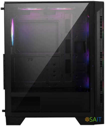 Корпус MSI MAG Forge 120A черный без БП ATX 2x120mm 2xUSB3.0 audio bott PSU