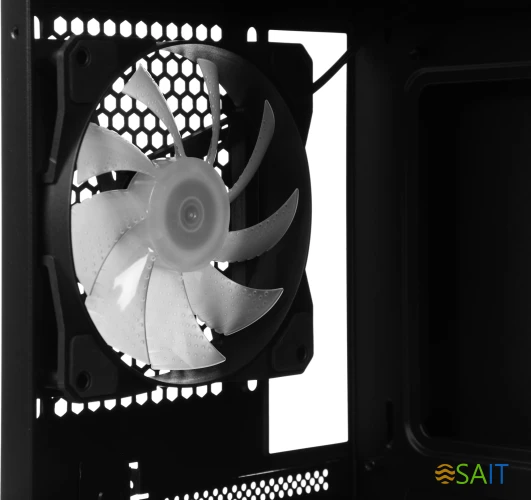 Корпус MSI MAG Forge 120A черный без БП ATX 2x120mm 2xUSB3.0 audio bott PSU