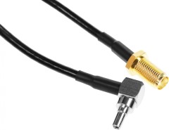 Кабель Рэмо SMA solid Cu 0.14м черный CRC9 (m)-SMA (f) (упак.:1шт) (CRC9)