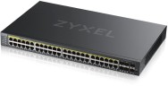 Коммутатор Zyxel GS2220-50HP-EU0101F (L2) 44x1Гбит/с 4xКомбо(1000BASE-T/SFP) 2SFP 48PoE+ 375W управляемый
