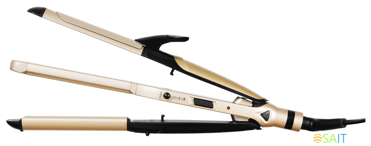 Щипцы Starwind SHC 7075 55Вт шампань/черный макс.темп.:200С