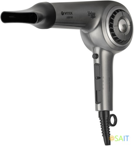 Фен Vitek VT-8230 1800Вт серебристый