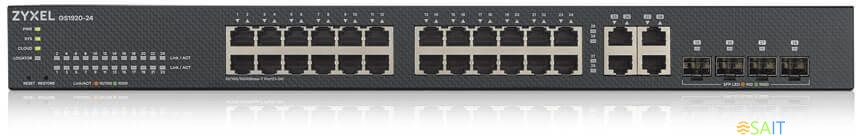 Коммутатор Zyxel GS1920-24V2-EU0101F (L2) 24x1Гбит/с 4xКомбо(1000BASE-T/SFP) управляемый