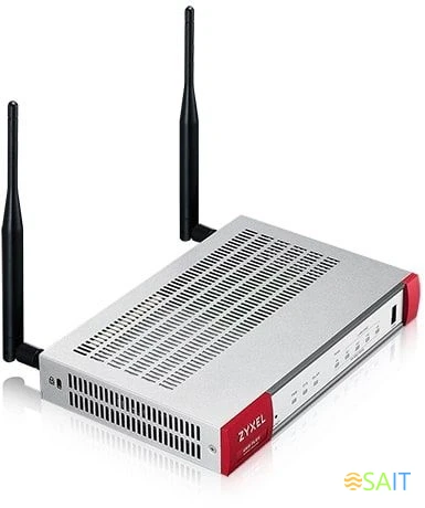 Межсетевой экран Zyxel USG Flex 100AX (USGFLEX100AX-EUCI01F) AX1800 10/100/1000BASE-TX серебристый