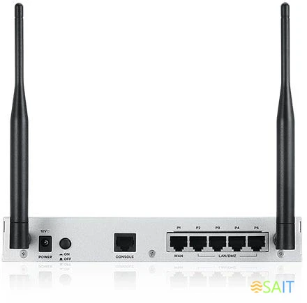 Межсетевой экран Zyxel USG Flex 100AX (USGFLEX100AX-EUCI01F) AX1800 10/100/1000BASE-TX серебристый