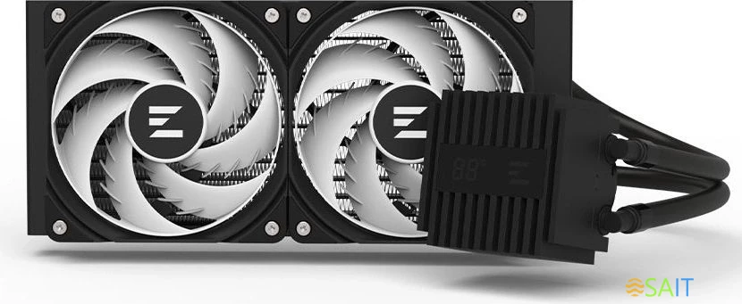 Система водяного охлаждения Zalman Alpha2 A24 ARGB Soc-AM5/AM4/1200/1700/1851 черный 4-pin 29.7dB Al+Cu LCD 320W 2000gr Ret (ALPHA2 A24 BLACK)