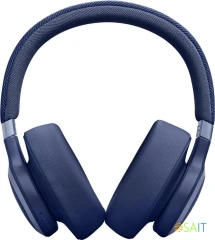Гарнитура накладные JBL Live 770NC 2м синий беспроводные bluetooth оголовье (JBLLIVE770NCBLU)