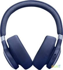 Гарнитура накладные JBL Live 770NC 2м синий беспроводные bluetooth оголовье (JBLLIVE770NCBLU)