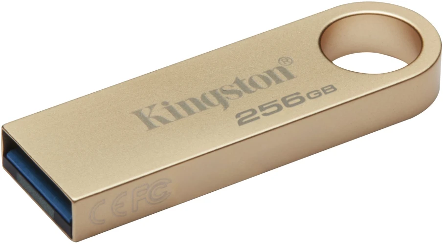 Флеш Диск Kingston 256GB DataTraveler SE9 DTSE9G3/256GB USB3.2 золотистый