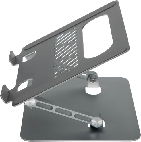 Подставка для ноутбука Digma D-NS100 17" 240x220x50мм 608г алюминий серый