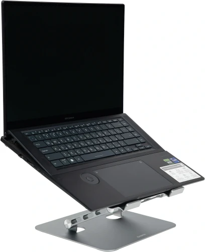 Подставка для ноутбука Digma D-NS100 17" 240x220x50мм 608г алюминий серый