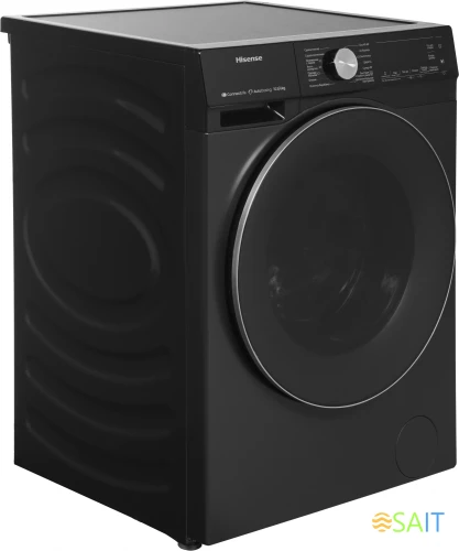 Стиральная машина Hisense WD5S1045BB пан.англ. класс: A загр.фронтальная макс.:10.5кг (с сушкой) черный инвертор