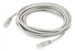 Патч-корд Buro UTP-5E-5M-G UTP 4 пары cat.5E CCA molded 5м серый RJ-45 (m)-RJ-45 (m)
