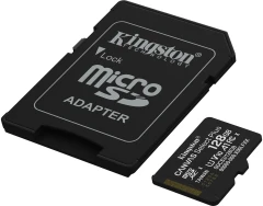 Флеш карта microSDXC 128GB Kingston SDCS3/128GB Canvas Select Plus V10 A1 + adapter