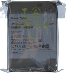 Жесткий диск WD SATA-III 22TB 0F48155 WUH722222ALE6L4 Server Ultrastar DC HC570 512E (7200rpm) 512Mb 3.5"
