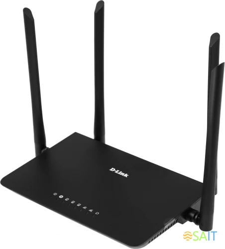 Роутер беспроводной D-Link DIR-820/RU/A1A AC1200 10/100BASE-TX черный