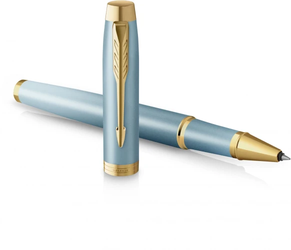 Ручка роллер Parker IM Writing Rituals T331 (2203893) бирюзовый F черн. черн. подар.кор.