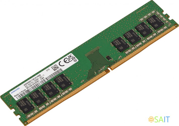 Память DDR4 8Gb 3200MHz Samsung M378A1K43EB2-CWE OEM PC4-25600 CL21 DIMM 288-pin 1.2В single rank OEM