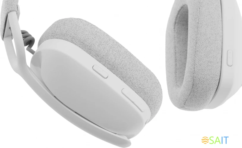 Наушники с микрофоном Logitech ZONE Vibe 100 белый мониторные BT оголовье (981-001219)