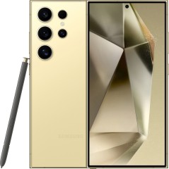 Смартфон Samsung SM-S928B Galaxy S24 Ultra 512Gb 12Gb желтый титан моноблок 3G 4G 2Sim 6.8" 1440x3120 Android 14 200Mpix 802.11 a/b/g/n/ac/ax/be NFC GPS GSM900/1800 GSM1900 Protect