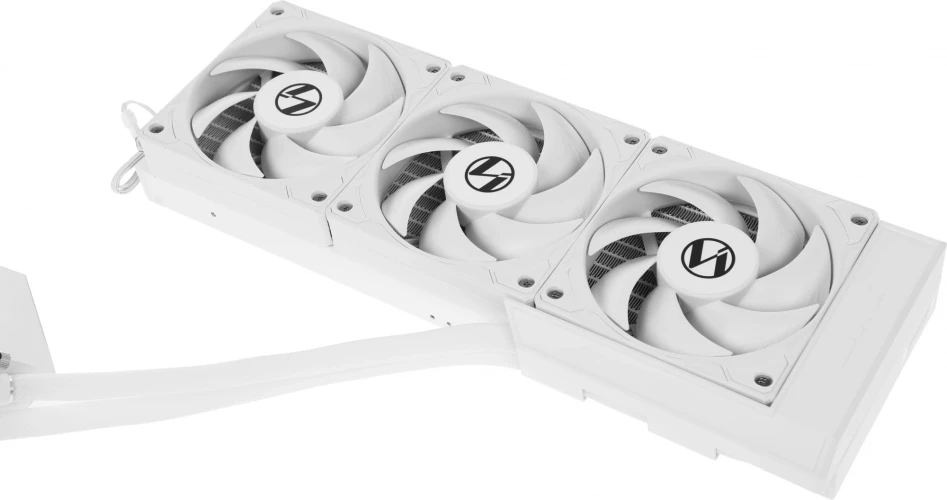 Система водяного охлаждения Lian-Li HydroShift LCD 360S Soc-AM5/AM4/1700/1851 белый 4-pin 29.8dB Al+Cu LCD 330W Ret (G89.GHSLCD36SW.R0)