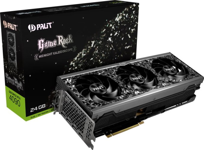 Видеокарта Palit PCI-E 4.0 PA-RTX4090 GAMEROCK NVIDIA GeForce RTX 4090 24Gb 384bit GDDR6X 2235/21000 HDMIx1 DPx3 HDCP Ret