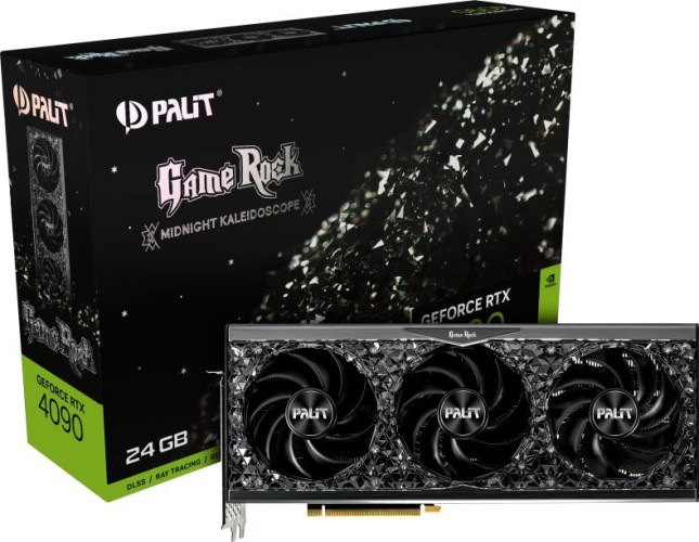 Видеокарта Palit PCI-E 4.0 PA-RTX4090 GAMEROCK NVIDIA GeForce RTX 4090 24Gb 384bit GDDR6X 2235/21000 HDMIx1 DPx3 HDCP Ret