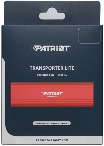 Накопитель SSD Patriot USB-C 4TB PTPL4TBPEC Lite Transporter 2.5" красный