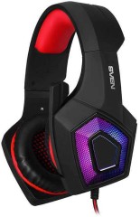 Наушники с микрофоном Sven AP-U880MV черный/красный 2.2м мониторные оголовье (SV-016739)