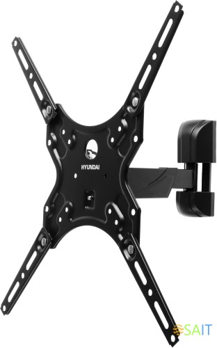 Кронштейн для телевизора Hyundai GL-R4 черный 13"-65" макс.25кг настенный поворот и наклон