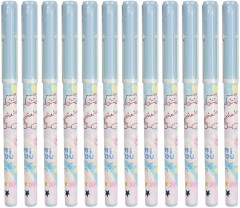 Ручка гелев. Deli MiYou EG15-BL ассорти d=0.5мм син. черн.