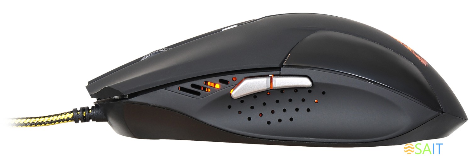 Мышь Оклик 765G SYMBIONT черный оптическая 2400dpi USB 6but (945841)