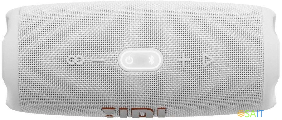 Колонка порт. JBL Charge 5 белый 40W 2.0 BT 15м 7500mAh (JBLCHARGE5WHT)