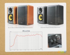 Колонки Edifier R1010BT 2.0 коричневый/коричневый 24Вт BT