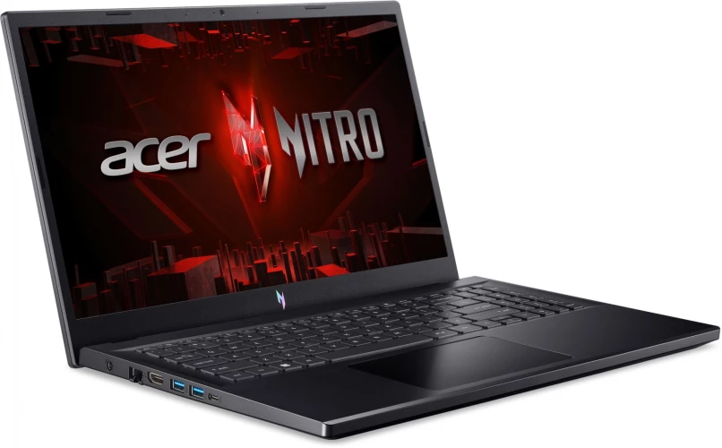 Ноутбук Acer Nitro V 15 ANV15-51-562M Core i5 13420H 16Gb SSD512Gb NVIDIA GeForce RTX4050 6Gb 15.6" IPS FHD (1920x1080) noOS black WiFi BT Cam (NH.QN8CD.00N)
