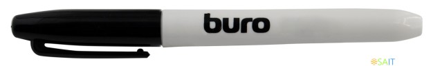 Маркер для досок Buro пулевидный пиш. наконечник 2.5мм черный коробка
