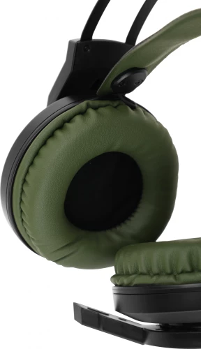 Наушники с микрофоном A4Tech Bloody J450 черный/зеленый 1.8м мониторные оголовье (J450)