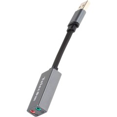 Переходник Адаптер Telecom USB 2.0 Type C M/2 x Jack 3.5 mm F (TA313U)