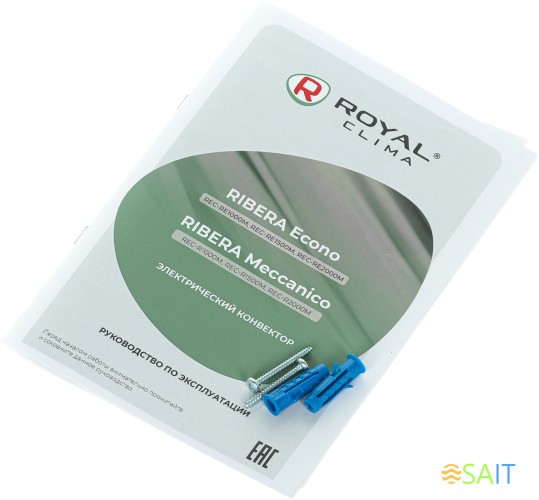 Конвектор Royal Clima Ribera Meccanico REC-R1000M 1000Вт белый