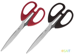 Ножницы Deli EM611 офисные 210мм ручки пластиковые сталь ассорти чехол с европод.