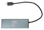 Разветвитель USB-C Digma HUB-4U3.0-UC-G 4порт. серый