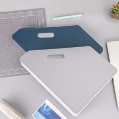 Папка с 13 прозр.вклад. Deli 63952DK-BLUE A4 полипропилен темно-синий с ручками