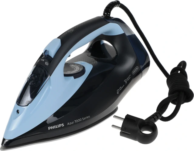 Утюг Philips DST7041/20 2800Вт черный/синий