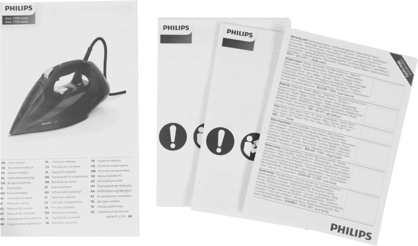 Утюг Philips DST7041/20 2800Вт черный/синий