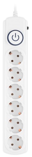 Сетевой фильтр Ippon BK-6-UPS-1.8-10-W 1.8м (6 розеток) белый (коробка)