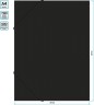 Папка-короб на резинке Бюрократ -BA40/07BLCK пластик 0.7мм корешок 40мм A4 черный