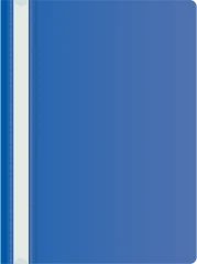 Папка-скоросшиватель Silwerhof Eco A4 прозрач.верх.лист пластик синий 0.11/0.13